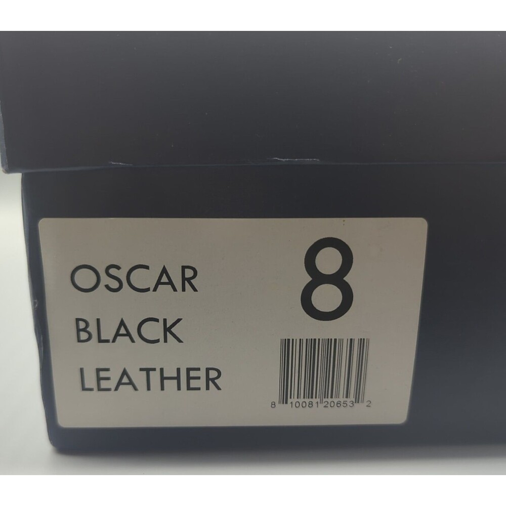 Marc Nolan Oscar Black Patent Leather Wholecut Brogue Sneakers Mens 8 Pad Insole - Picture 10 of 12